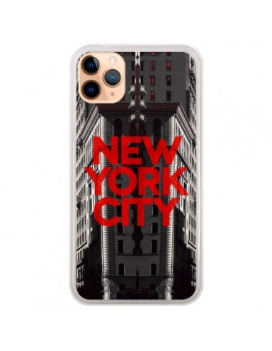 Coque iPhone 11 Pro Max New York City Rouge - Javier Martinez
