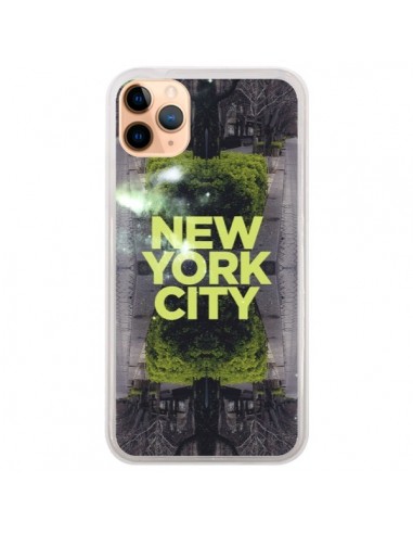 Coque iPhone 11 Pro Max New York City Vert - Javier Martinez