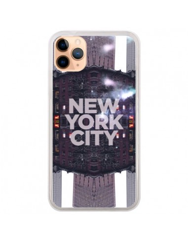 Coque iPhone 11 Pro Max New York City Violet - Javier Martinez