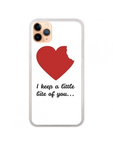 Coque iPhone 11 Pro Max I Keep a little bite of you Coeur Love Amour - Julien Martinez