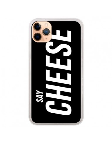 Coque iPhone 11 Pro Max Say Cheese Smile Noir - Jonathan Perez