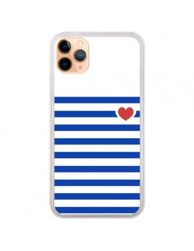 Coque iPhone 11 Pro Max Mariniere Coeur - Jonathan Perez