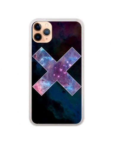 Coque iPhone 11 Pro Max Nebula Cross Croix Galaxie - Jonathan Perez