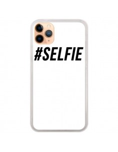 Coque iPhone 11 Pro Max Hashtag Selfie Noir Vertical -...