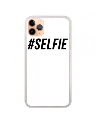 Coque iPhone 11 Pro Max Hashtag Selfie Noir Vertical - Jonathan Perez