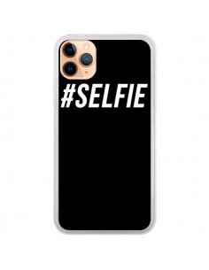 Coque iPhone 11 Pro Max Hashtag Selfie Blanc Vertical -...
