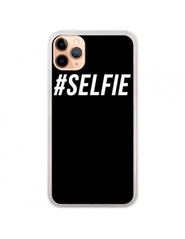 Coque iPhone 11 Pro Max Hashtag Selfie Blanc Vertical - Jonathan Perez