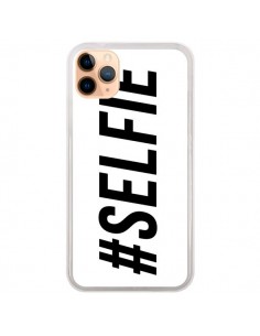 Coque iPhone 11 Pro Max Hashtag Selfie Blanc Horizontal -...