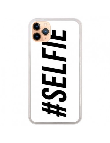 Coque iPhone 11 Pro Max Hashtag Selfie Blanc Horizontal - Jonathan Perez