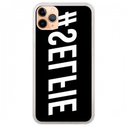 Coque iPhone 11 Pro Max Hashtag Selfie Blanc Inversé...