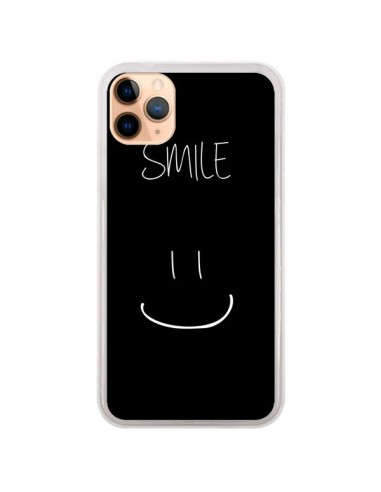 Coque iPhone 11 Pro Max Smile Souriez Noir - Jonathan Perez