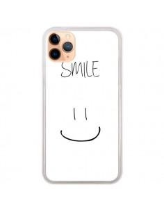 Coque iPhone 11 Pro Max Smile Souriez en Blanc - Jonathan...