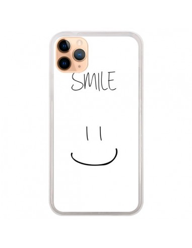 Coque iPhone 11 Pro Max Smile Souriez en Blanc - Jonathan Perez