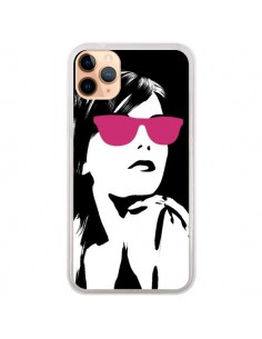Coque iPhone 11 Pro Max Fille Lunettes Roses - Jonathan...