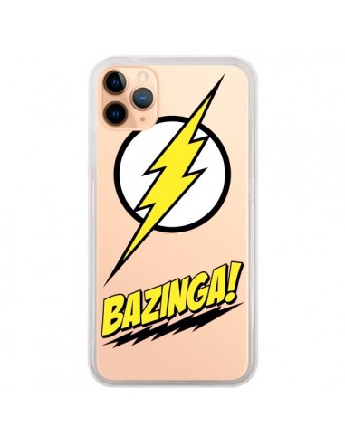 Coque iPhone 11 Pro Max Bazinga Sheldon The Big Bang Thoery Transparente - Jonathan Perez