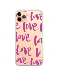 Coque iPhone 11 Pro Max Love Love Love Amour Transparente...
