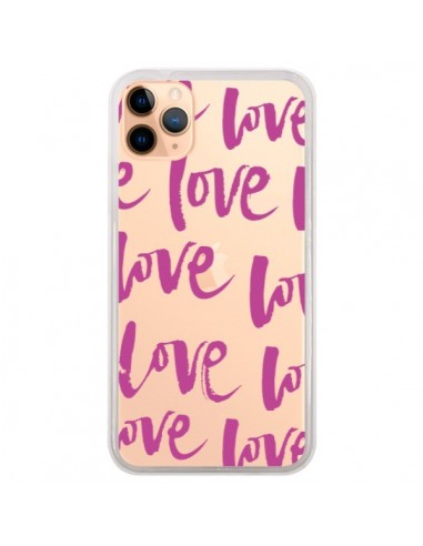 Coque iPhone 11 Pro Max Love Love Love Amour Transparente - Dricia Do