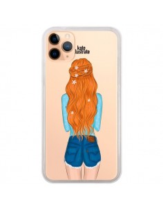 Coque iPhone 11 Pro Max Red Hair Don't Care Rousse...