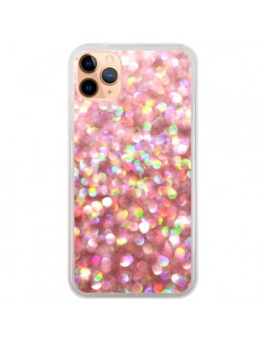 Coque iPhone 11 Pro Max Paillettes Pinkalicious - Lisa Argyropoulos