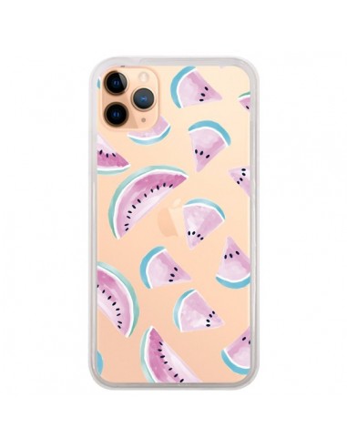 Coque iPhone 11 Pro Max Pasteque Watermelon Fruit Ete Summer Transparente - Lisa Argyropoulos