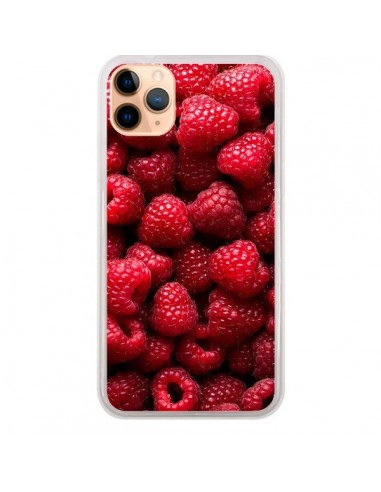 Coque iPhone 11 Pro Max Framboise Raspberry Fruit - Laetitia