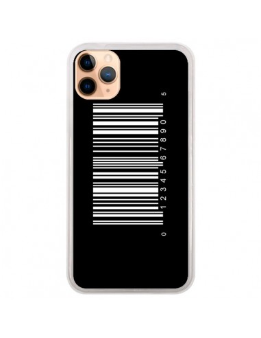 Coque iPhone 11 Pro Max Code Barres Blanc - Laetitia