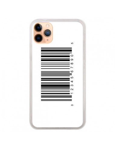 Coque iPhone 11 Pro Max Code Barres Noir - Laetitia