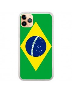Coque iPhone 11 Pro Max Drapeau Brésil Brésilien - Laetitia