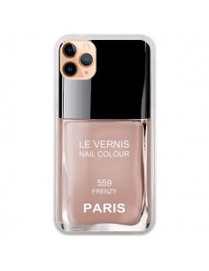 Coque iPhone 11 Pro Max Vernis Paris Frenzy Beige - Laetitia