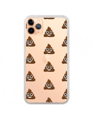 Coque iPhone 11 Pro Max Shit Poop Emoticone Emoji Transparente - Laetitia