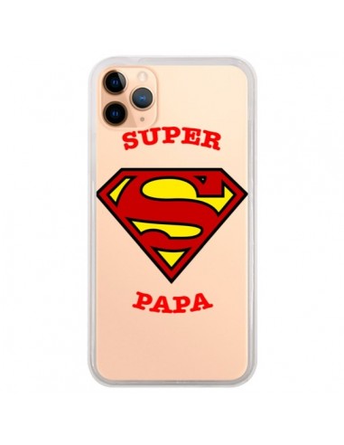 Coque iPhone 11 Pro Max Super Papa Transparente - Laetitia