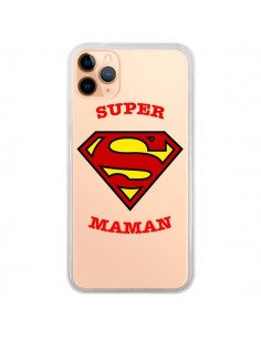 Coque iPhone 11 Pro Max Super Maman Transparente - Laetitia