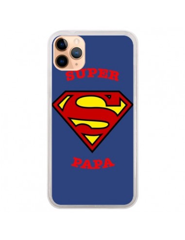 Coque iPhone 11 Pro Max Super Papa Superman - Laetitia