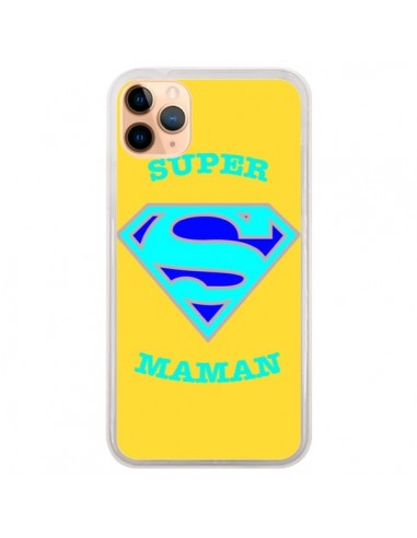 Coque iPhone 11 Pro Max Super Maman Superman - Laetitia