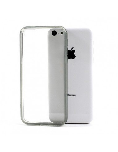 Coque style Bumper avec arrière transparent pour iPhone 5C