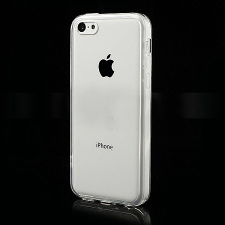 Coque style Bumper avec arrière transparent pour iPhone 5C