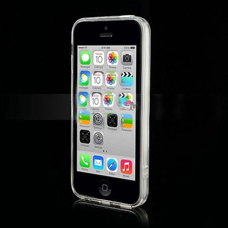 Coque style Bumper avec arrière transparent pour iPhone 5C
