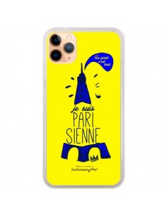 Coque iPhone 11 Pro Max Je suis Parisienne La Tour Eiffel...