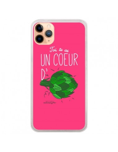 Coque iPhone 11 Pro Max Toi tu as un coeur d'artichaut - Leellouebrigitte