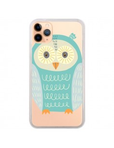 Coque iPhone 11 Pro Max Hibou Owl Transparente - Petit...