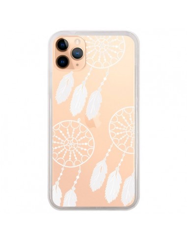 Coque iPhone 11 Pro Max Attrape Rêves Blanc Dreamcatcher Triple Transparente - Petit Griffin