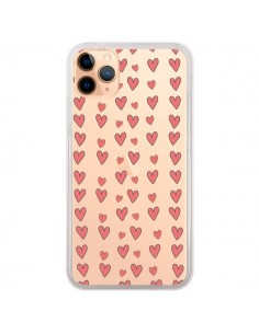 Coque iPhone 11 Pro Max Coeurs Heart Love Amour Rouge...