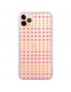 Coque iPhone 11 Pro Max Coeurs Heart Love Amour Rose...