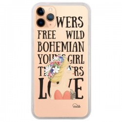 Coque iPhone 11 Pro Max Flowers Love Transparente - Lolo...
