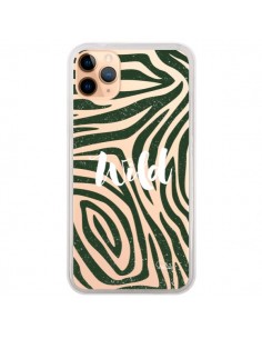 Coque iPhone 11 Pro Max Wild Zebre Jungle Transparente -...