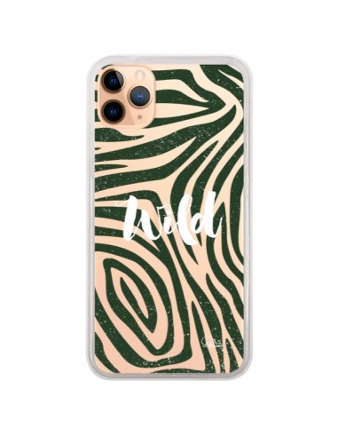 Coque iPhone 11 Pro Max Wild Zebre Jungle Transparente - Lolo Santo