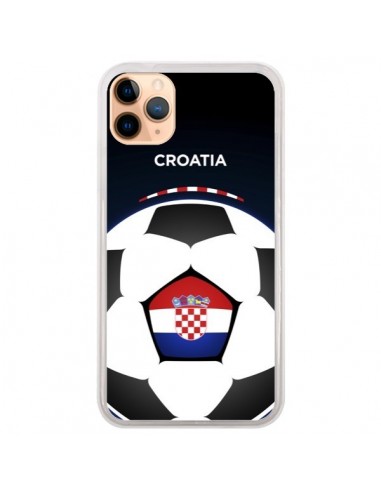 Coque iPhone 11 Pro Max Croatie Ballon Football - Madotta