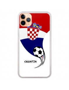 Coque iPhone 11 Pro Max Equipe Croatie Croatia Football -...