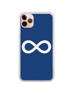 Coque iPhone 11 Pro Max Infini Navy Blue Infinity - Mary...