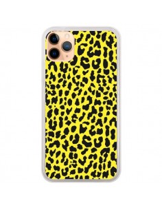 Coque iPhone 11 Pro Max Leopard Jaune - Mary Nesrala